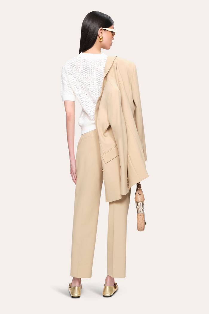 Elie Tahari Jasmine Cigarette Pant TOFFEE