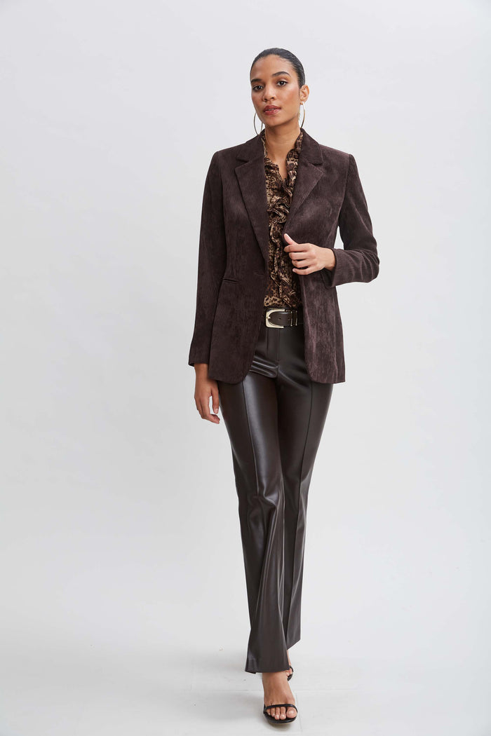 Elie Tahari Crinkle Chiffon Safari Blouson Shirt MULTI