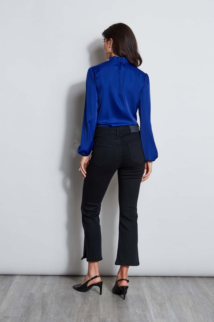 Elie Tahari 28" Denim Skinny Jeans BLACK RINSE WASH