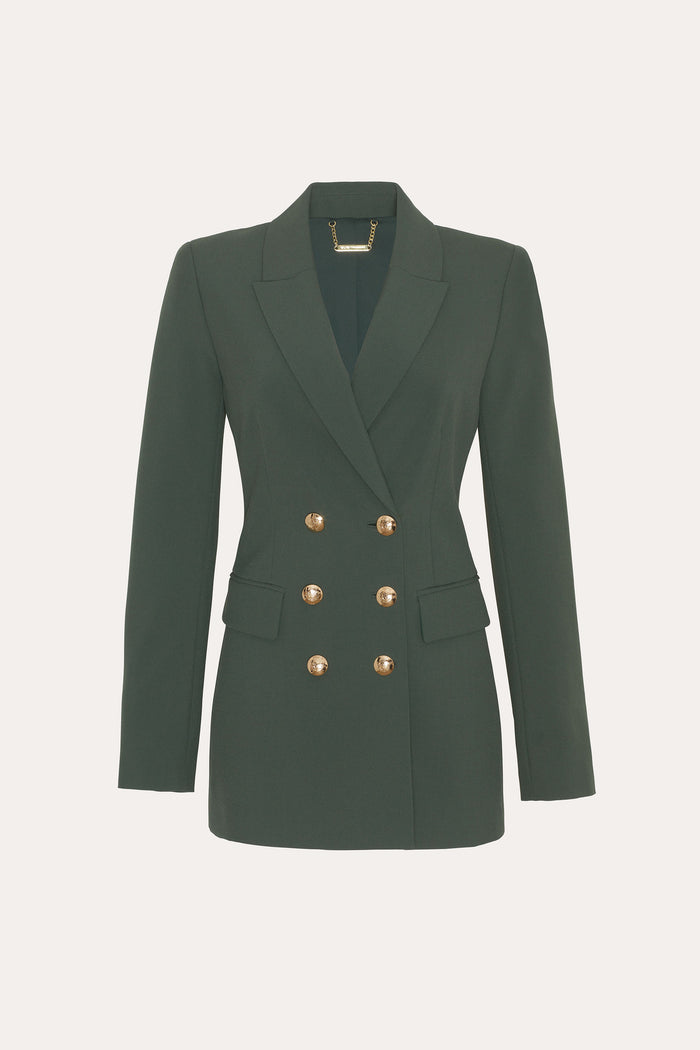 Elie Tahari Amara Blazer DARK WILLOW