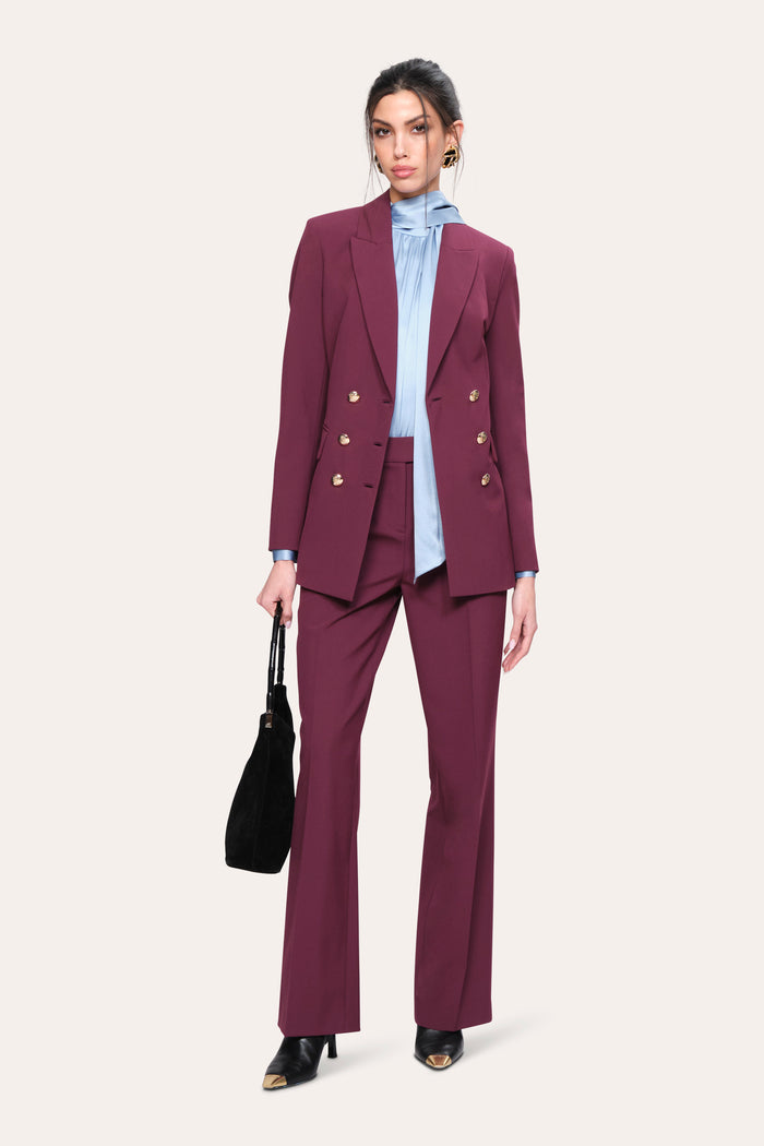 Elie Tahari Amara Blazer PLUM