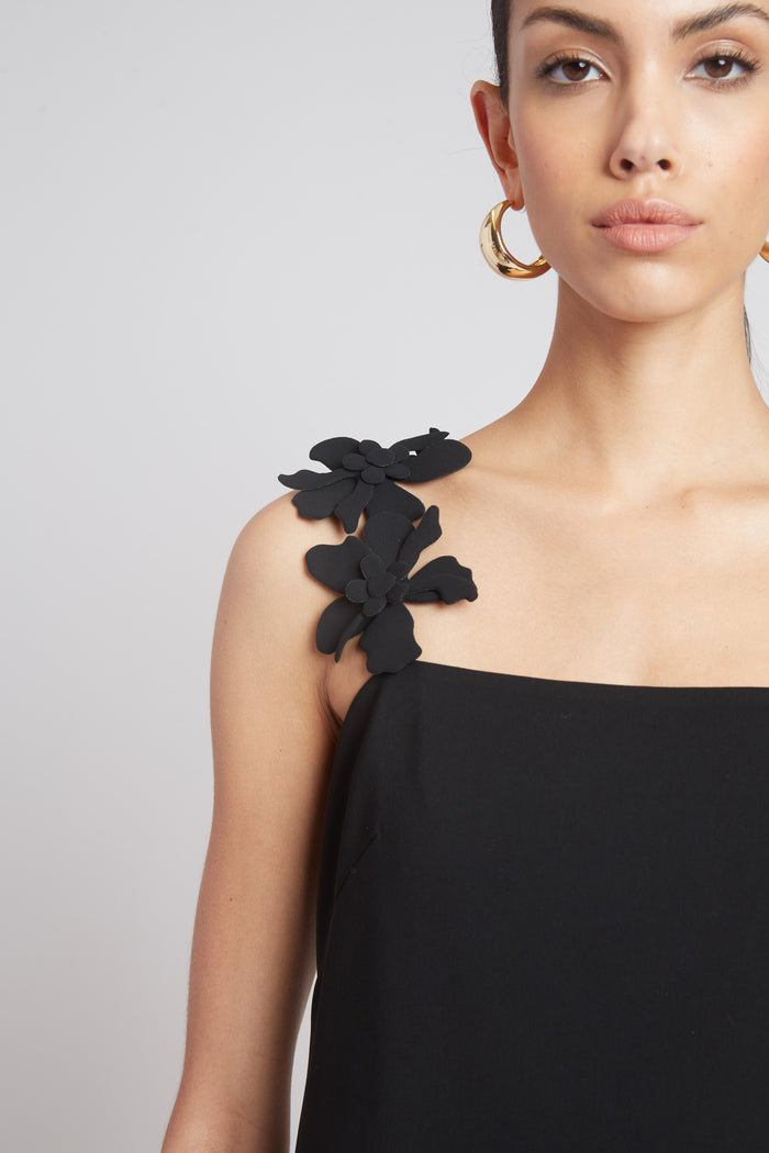 Elie Tahari Bloom Shift Dress BLACK