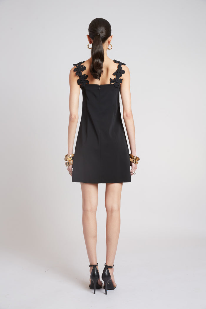 Elie Tahari Bloom Shift Dress BLACK