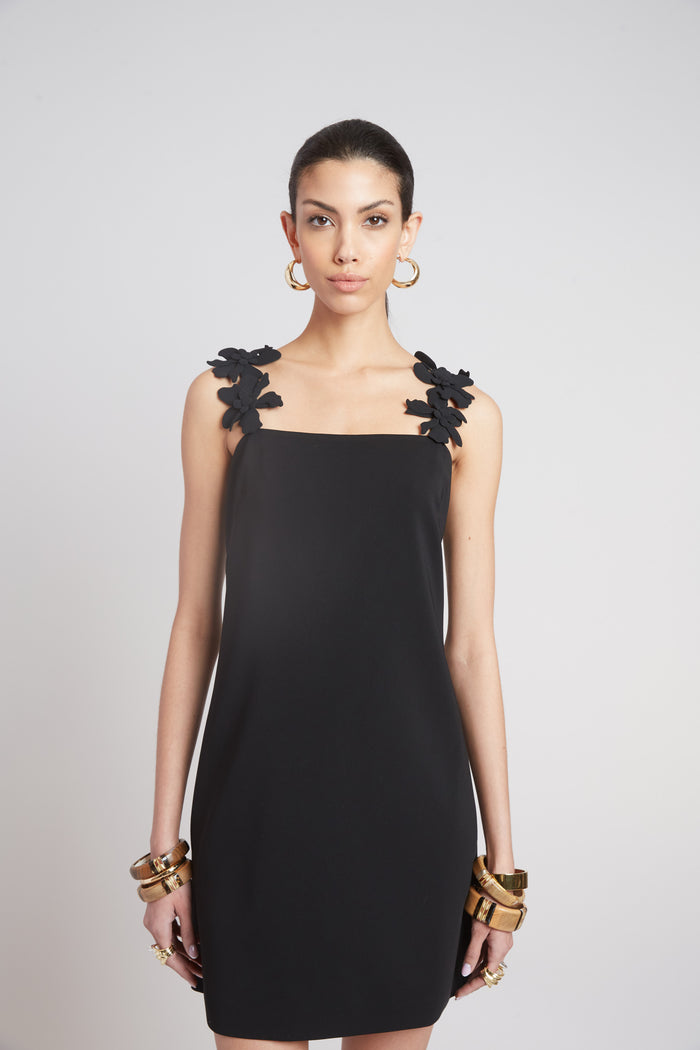 Elie Tahari Bloom Shift Dress BLACK