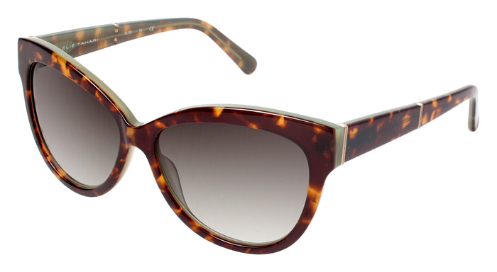 Elie Tahari Cat Eye Acetate Sunglasses TORTOISE