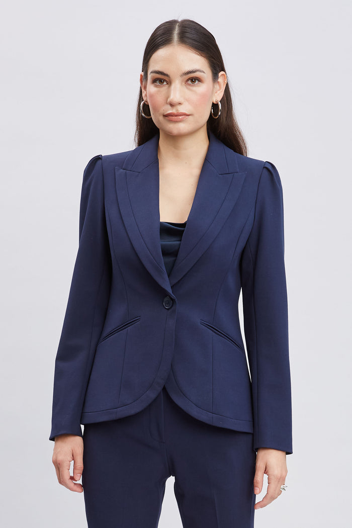 Elie Tahari Contour Blazer INDIGO