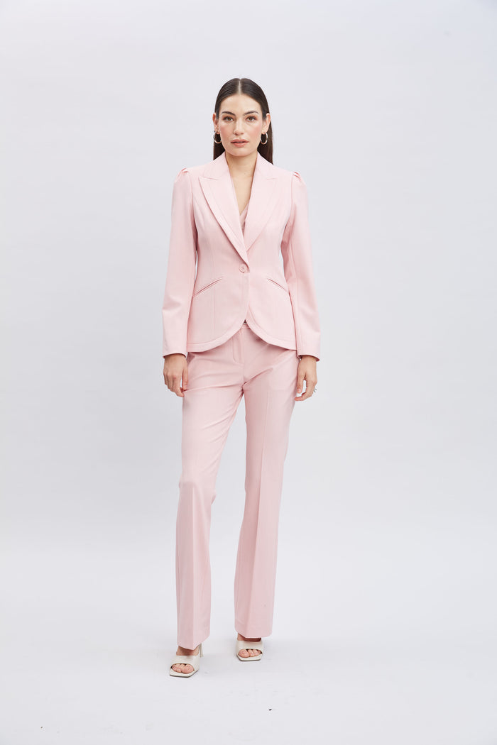 Elie Tahari Contour Blazer PINK LEMONADE