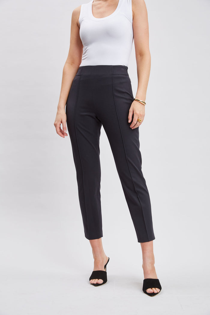 Elie Tahari Contour Slim Cropped Pant BLACK