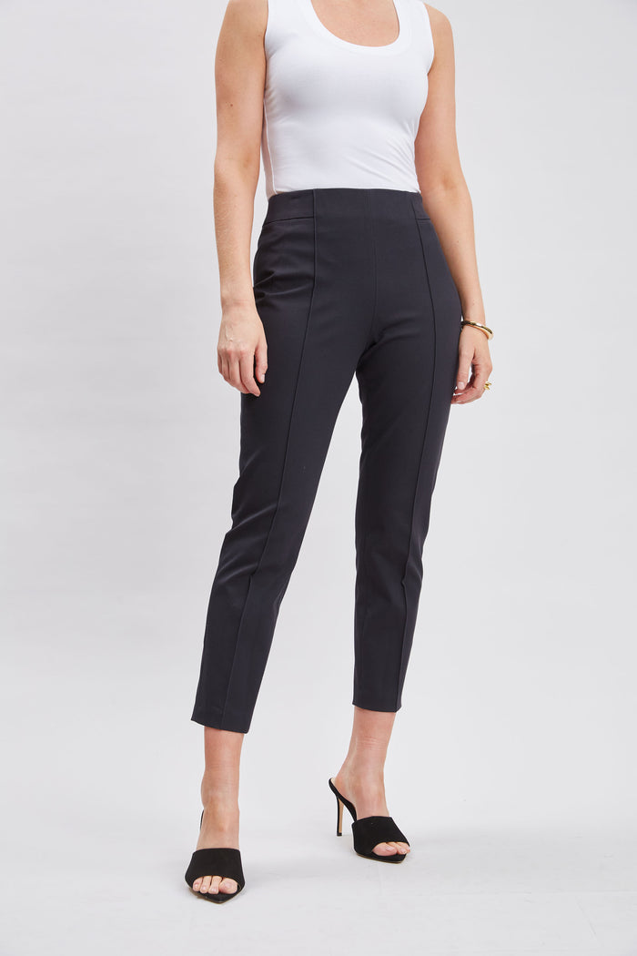 Elie Tahari Contour Slim Cropped Pant BLACK