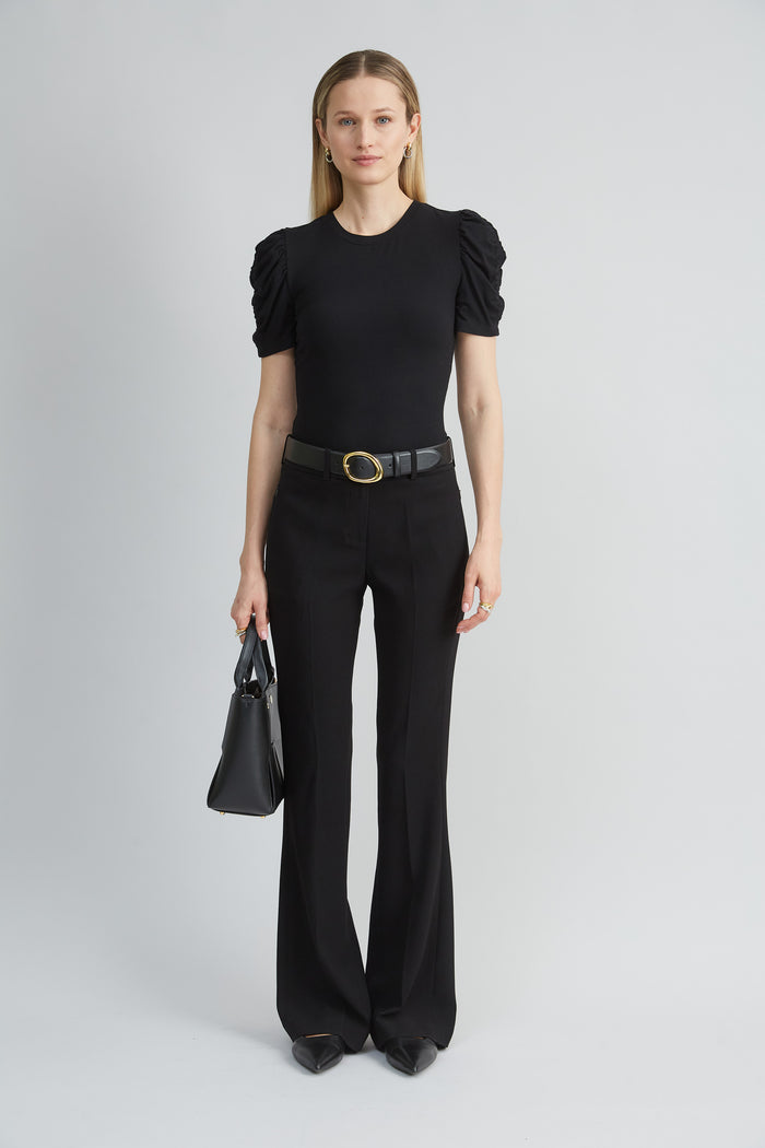 Elie Tahari Fit & Flare Pant BLACK
