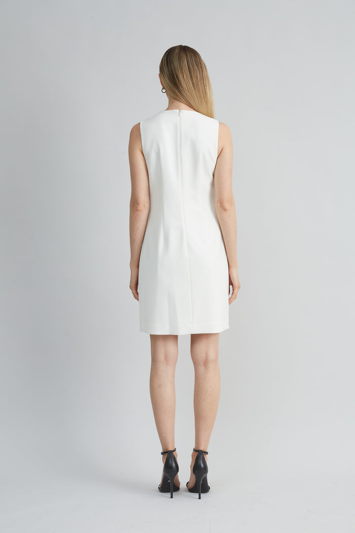 Elie Tahari Flower Shift Dress FOAM