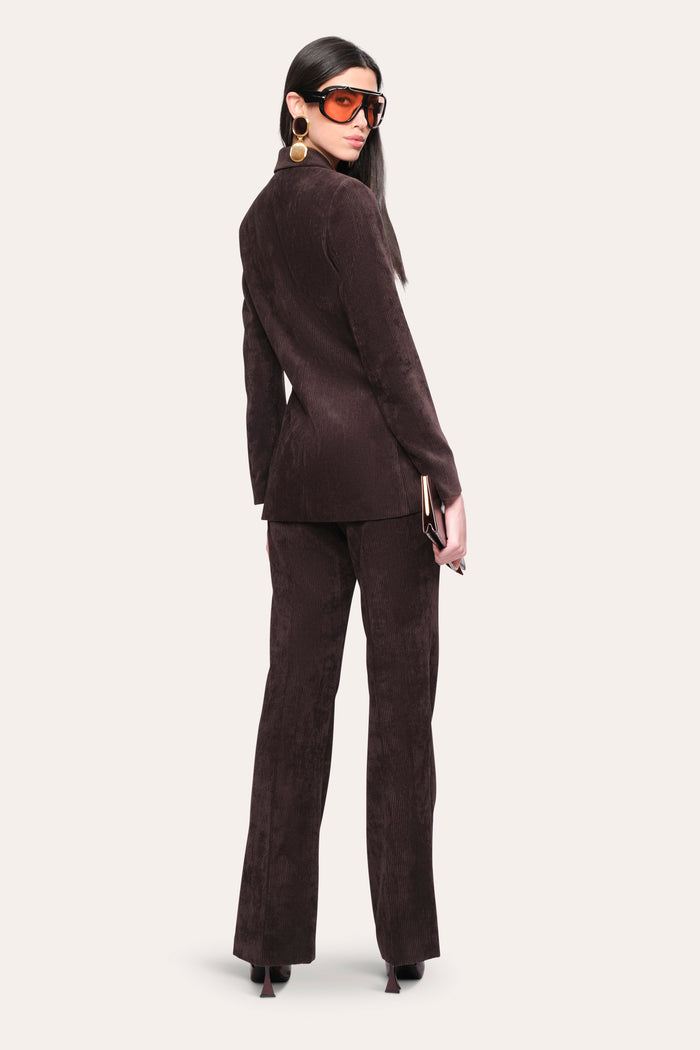 Elie Tahari Gloria Corduroy Blazer WOOD