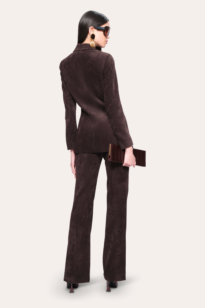 Elie Tahari Gloria Corduroy Pant WOOD