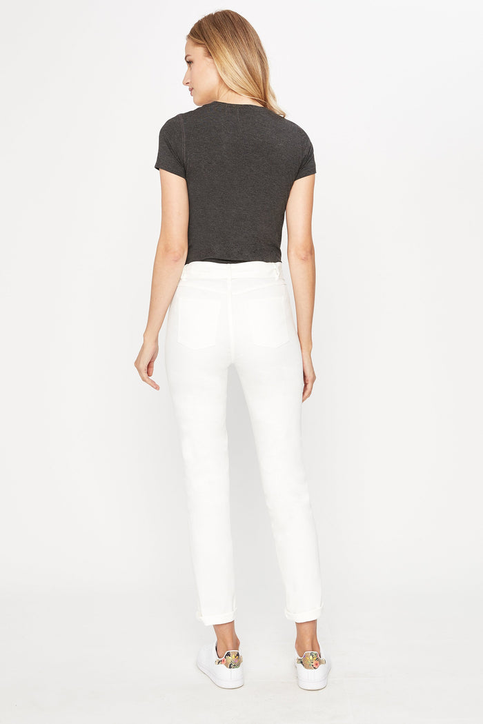 Elie Tahari Jaden High Rise Jean White