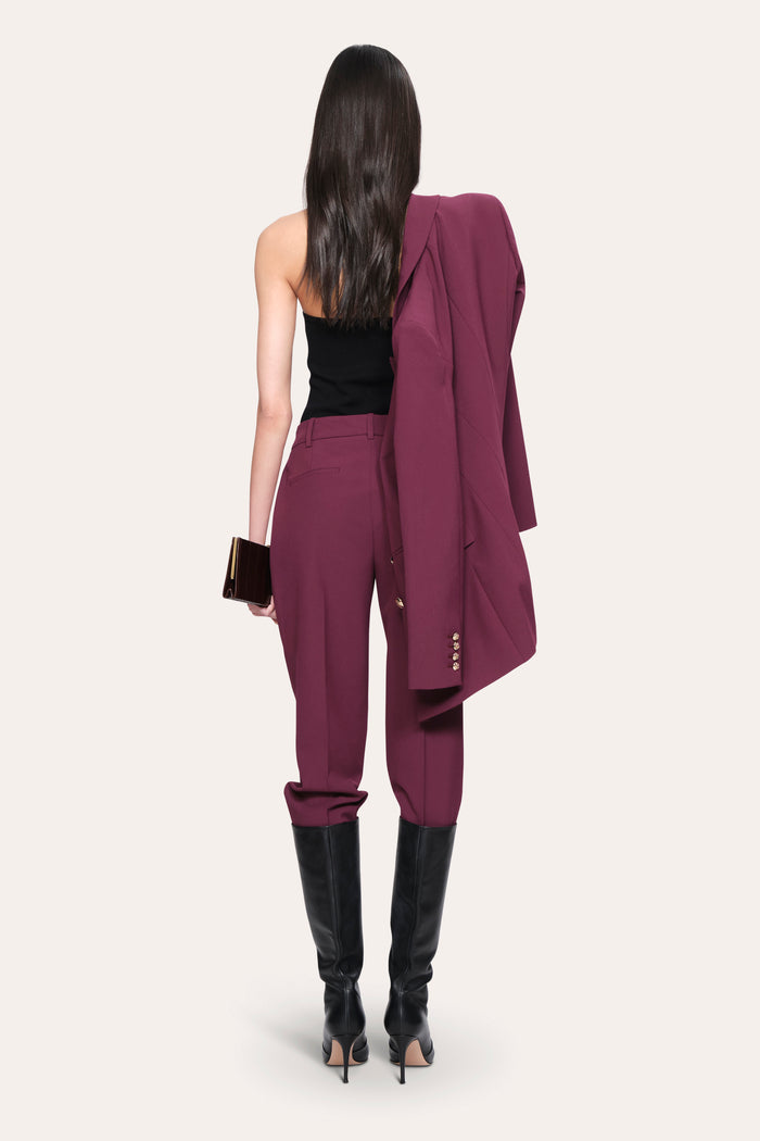 Elie Tahari Jasmine Cigarette Pant PLUM