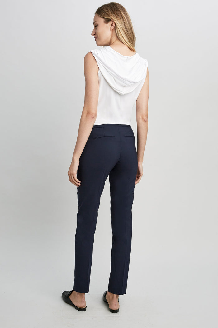 Elie Tahari Jillian Straight Leg Pant Navy Yard