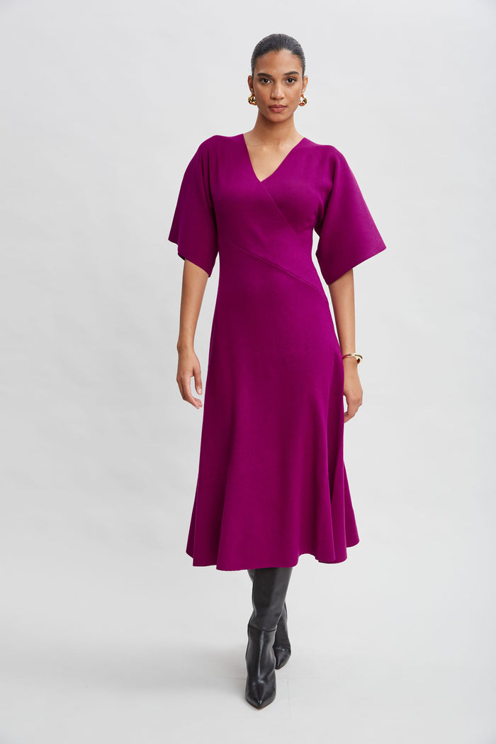 Elie Tahari Kimono Sweater Dress PALACE PINK