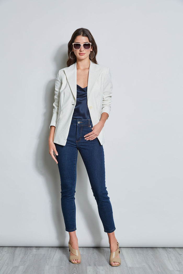 Elie Tahari Limani Jacket Wave/Lt Sand