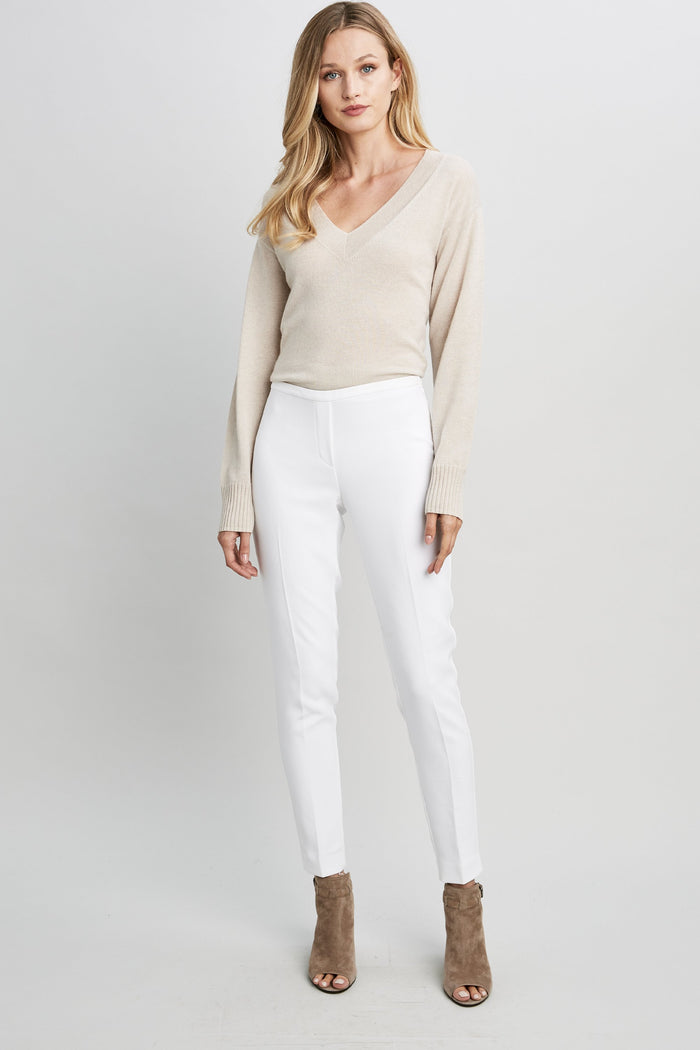 Elie Tahari Marcia Pant Optic White
