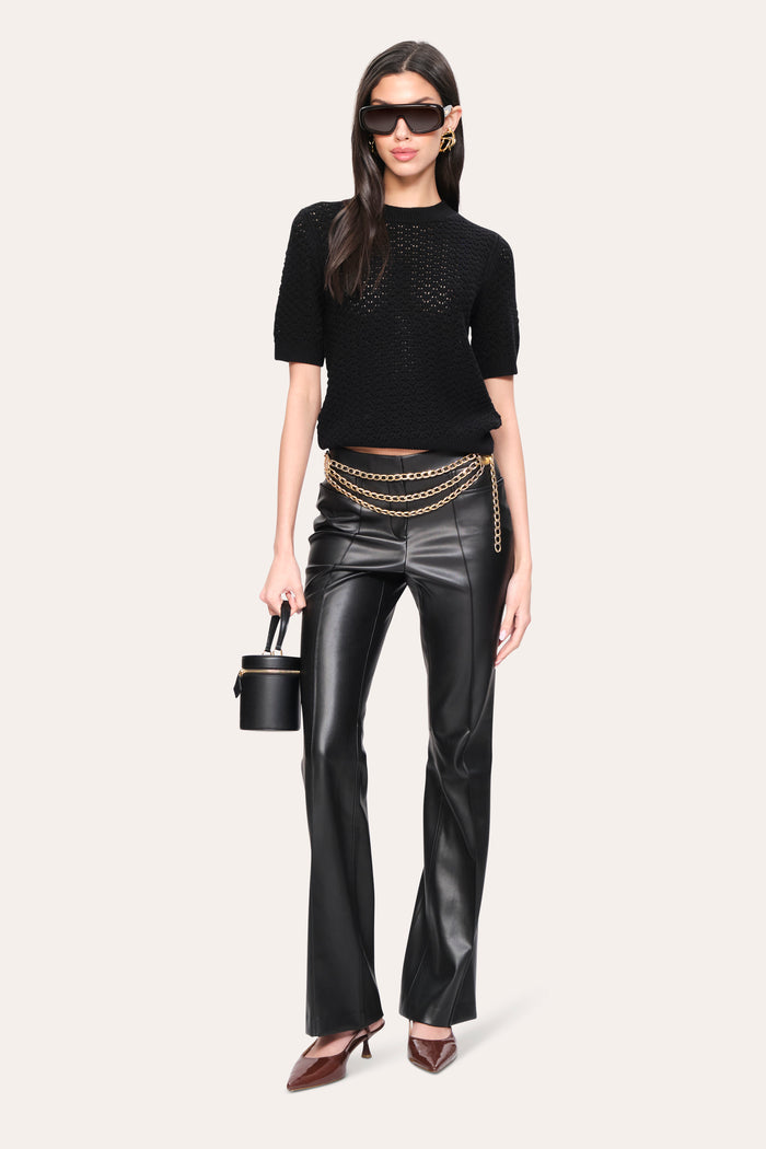 Elie Tahari Maya Wool Sweater BLACK