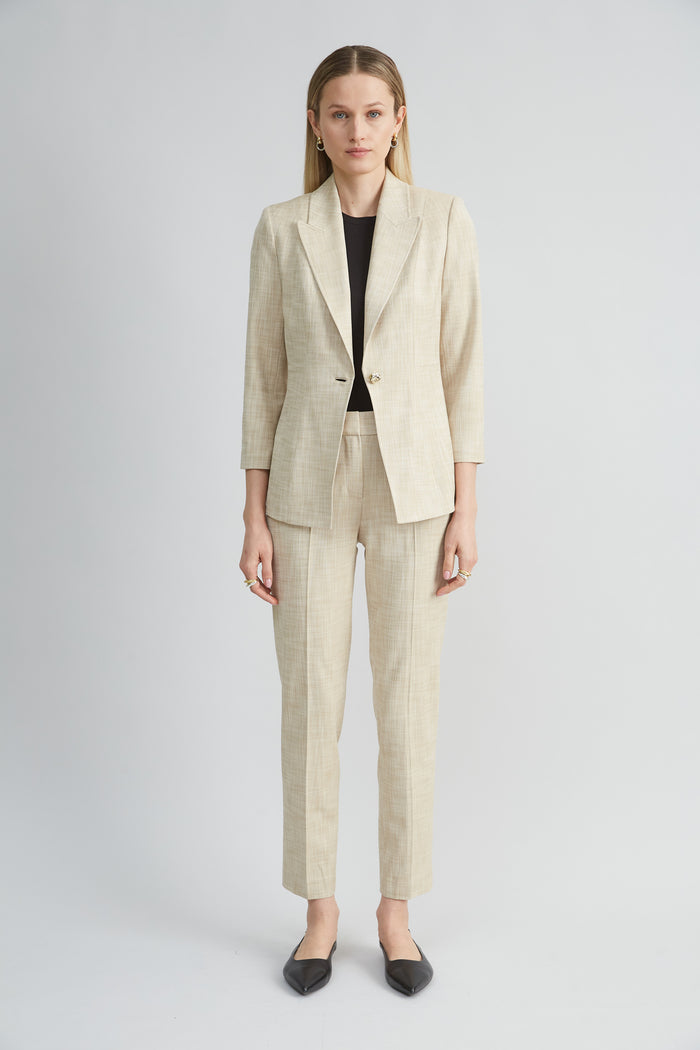 Elie Tahari Mélange Blazer CASHEW MELANGE