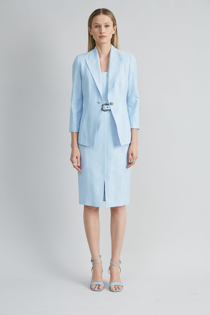 Elie Tahari Mélange Blazer MIST BLUE