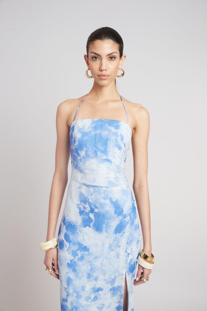 Elie Tahari Oceana Silk Dress MULTI