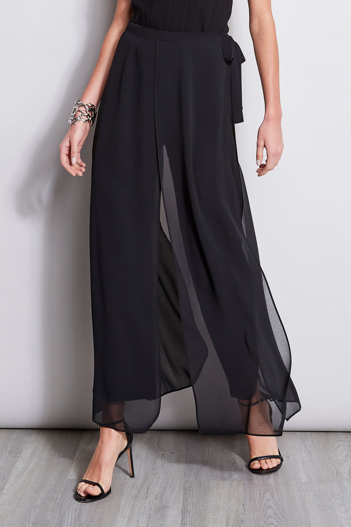 Elie Tahari Overlay Pant BLACK