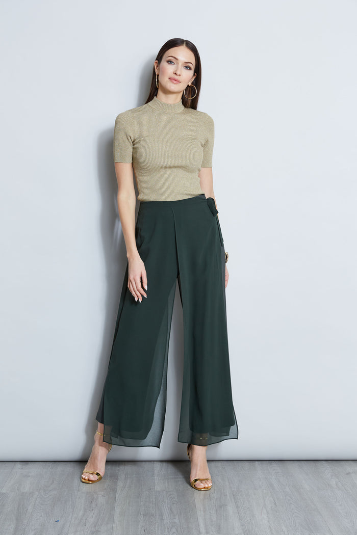 Elie Tahari Overlay Pant CAMOUFLAGE