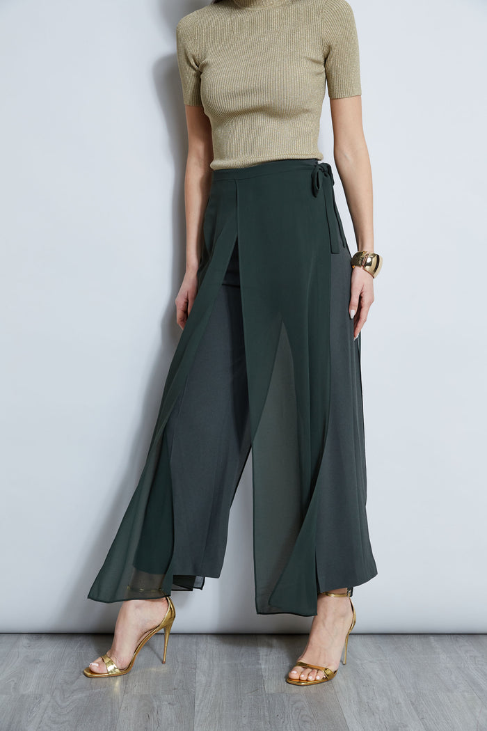 Elie Tahari Overlay Pant CAMOUFLAGE