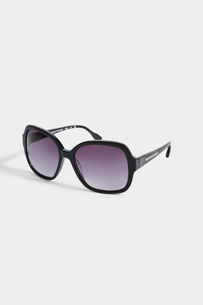 Elie Tahari Oversized Tortoise Sunglasses Ox