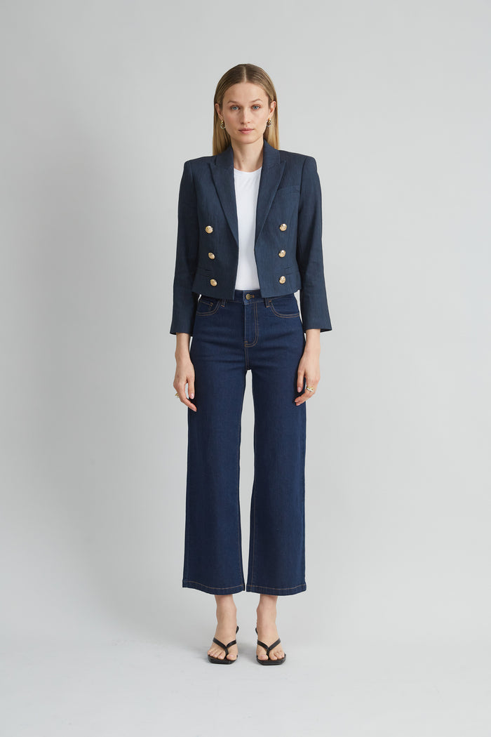 Elie Tahari Puff Sleeve Rib Knit WHITE