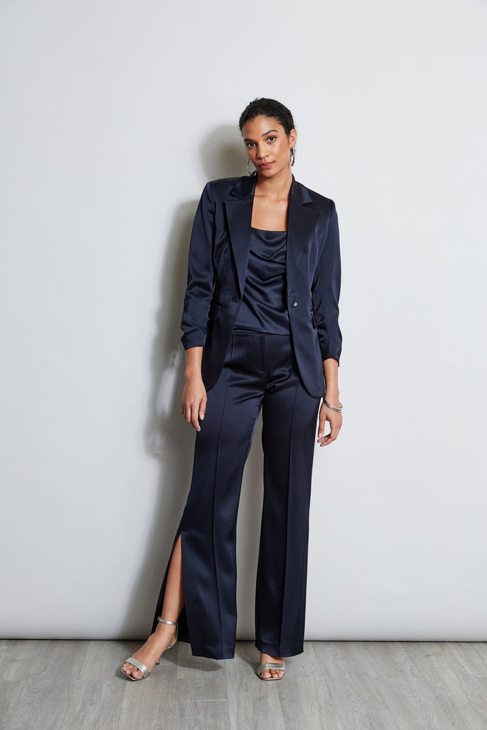 Elie Tahari Satin Cowl Cami STARGAZER