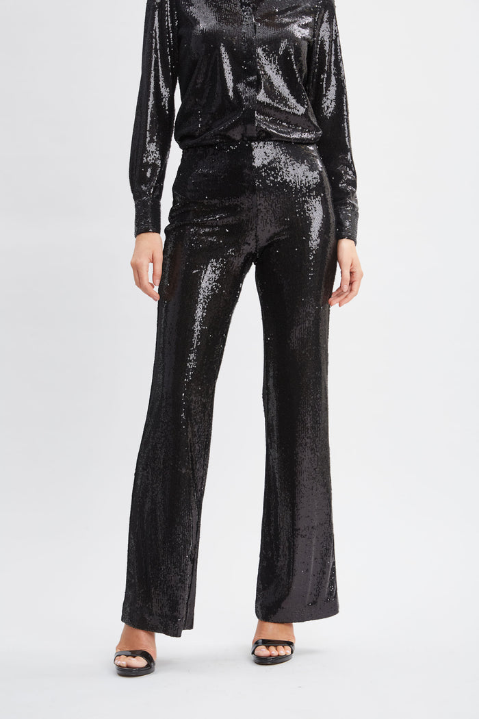 Elie Tahari Sequin Pant BLACK