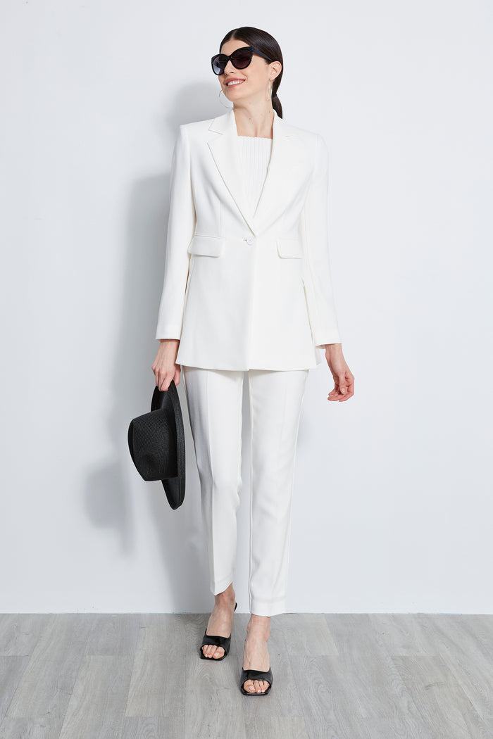 Elie Tahari Side Slit Blazer FOAM