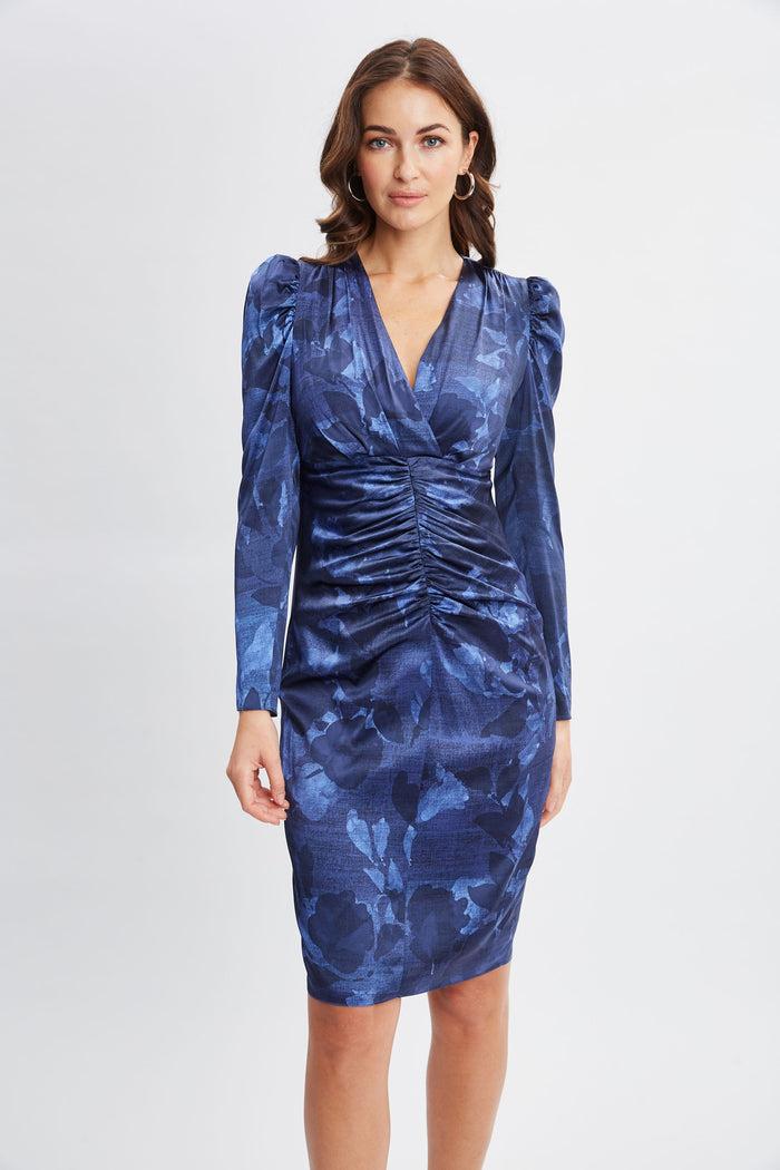 Elie Tahari Silk Night Shadow Dress MULTI