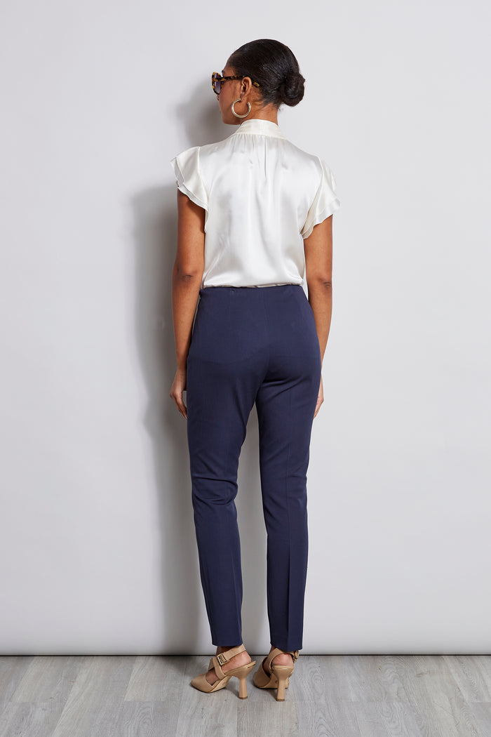 Elie Tahari Skinny Long Pant NAVY YARD