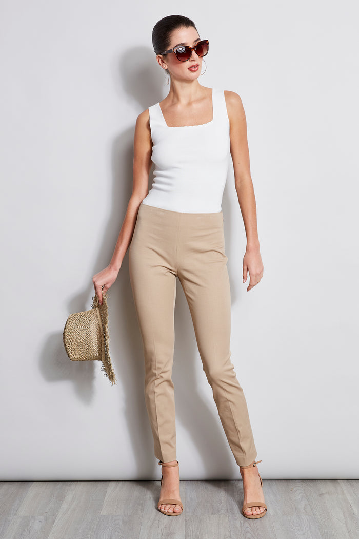 Elie Tahari Skinny Long Pant RATTAN