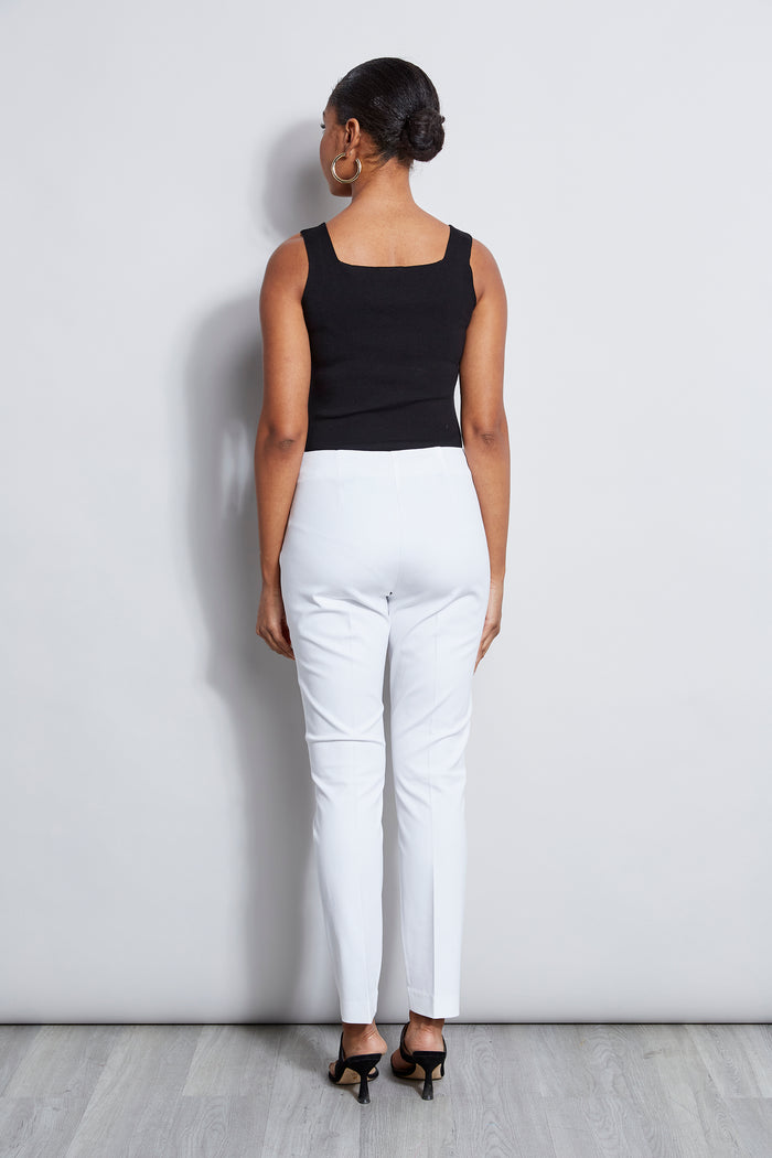 Elie Tahari Skinny Long Pant WHITE