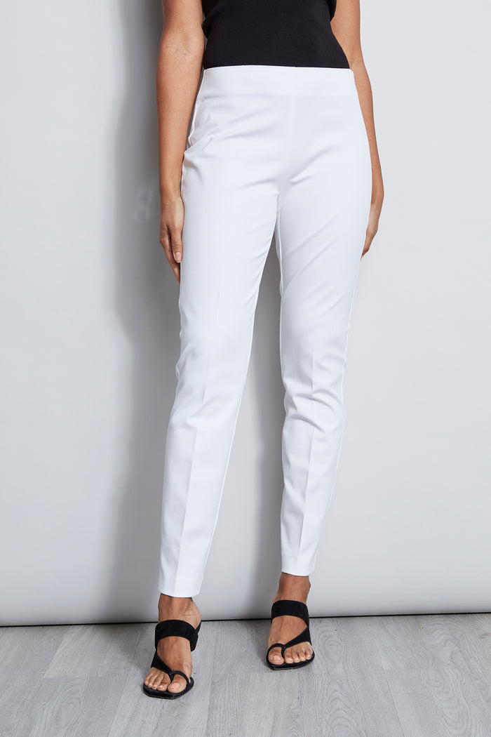 Elie Tahari Skinny Long Pant WHITE
