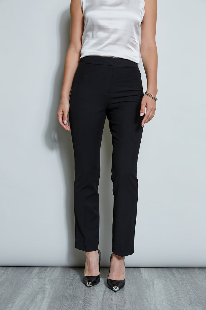 Elie Tahari Straight Leg Pant NOIR