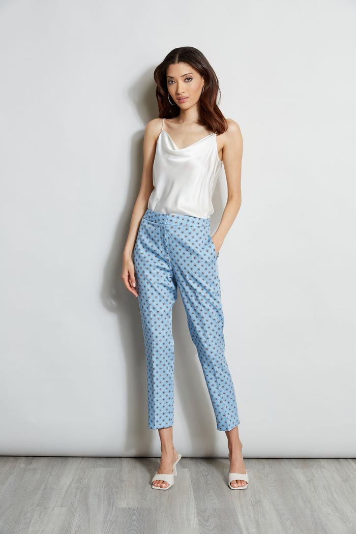 Elie Tahari Sun Print Pant SUN BLUE PRINT