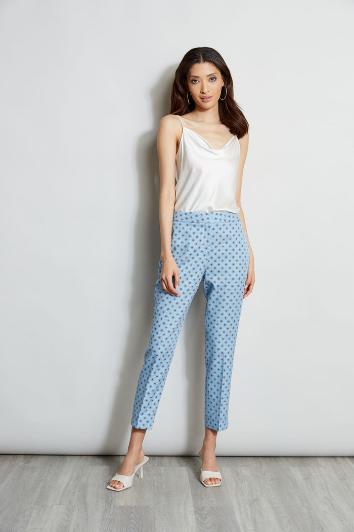 Elie Tahari Sun Print Pant SUN BLUE PRINT