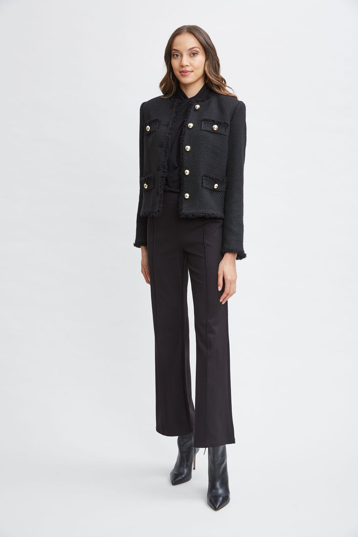 Elie Tahari T-Tahari Tweed Jacket BLACK