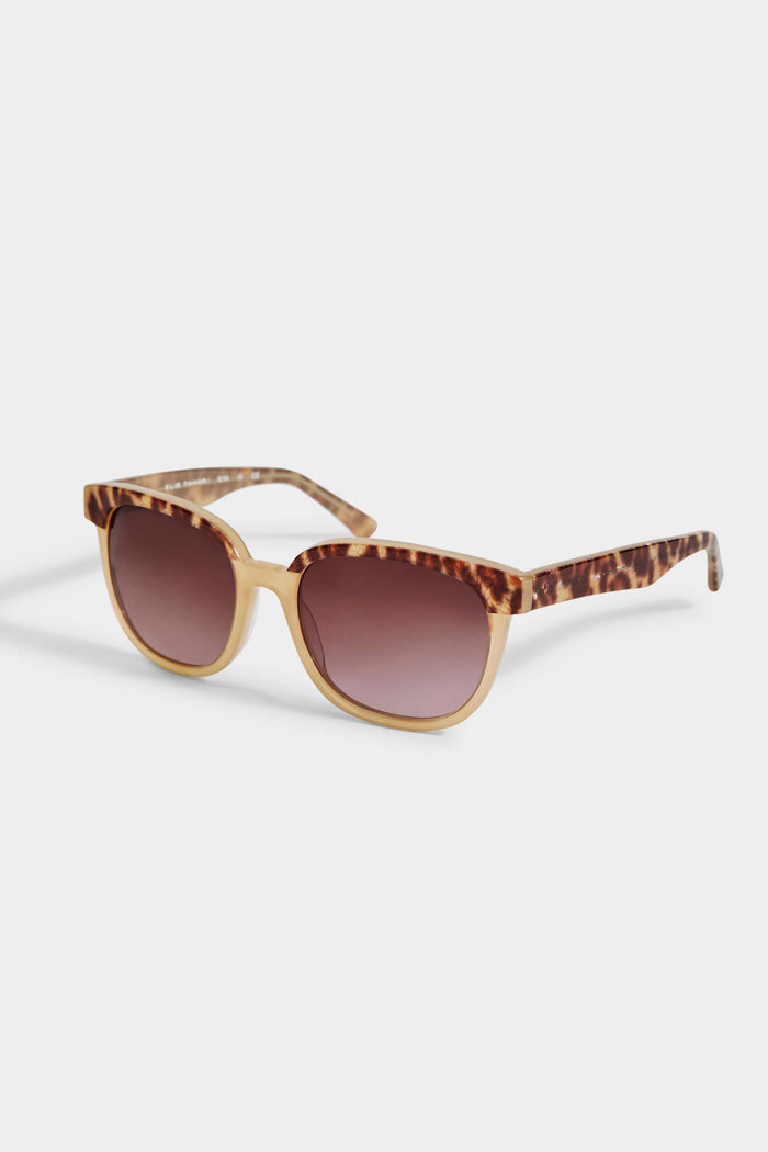 Elie Tahari Tortoise Trim Sunglasses LEOPARD
