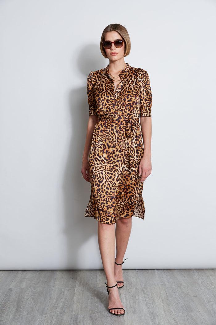Elie Tahari Wildcat Shirt Dress MULTI