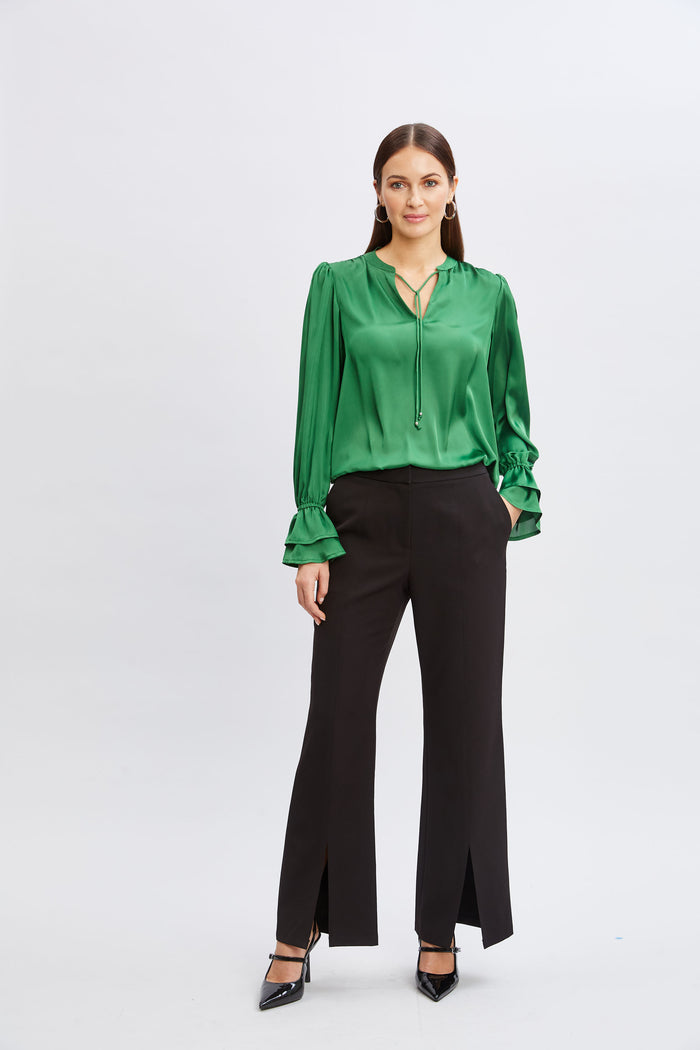 Elie Tahari T-Tahari Airflow Tie Shirt GARDEN GROVE