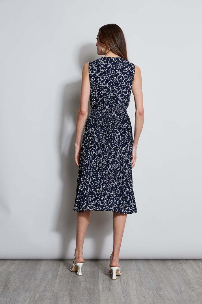 Elie Tahari T-Tahari Knotted Dream Shirt Dress KNOTTED DREAM PRINT