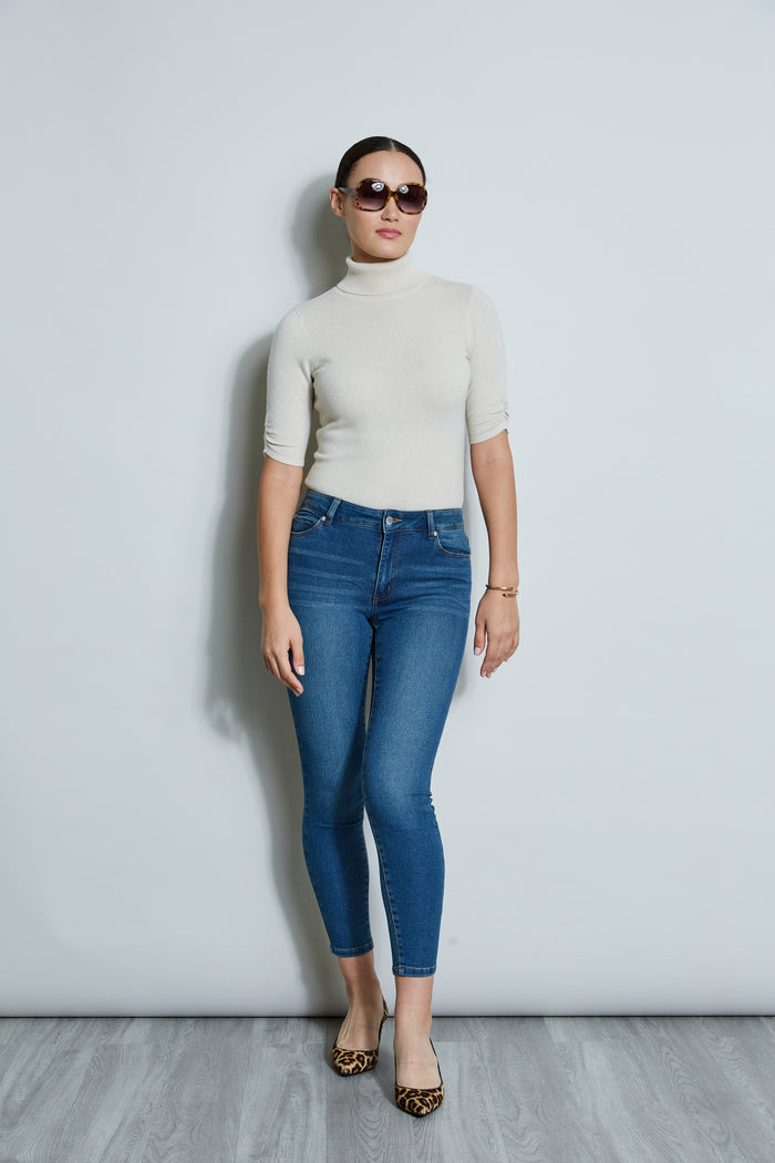 Elie Tahari Tahari 28" Skinny Denim Jeans ROANNE WASH